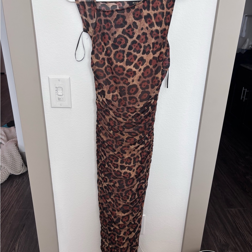 AFRM Animal Print Sleeveless Dress